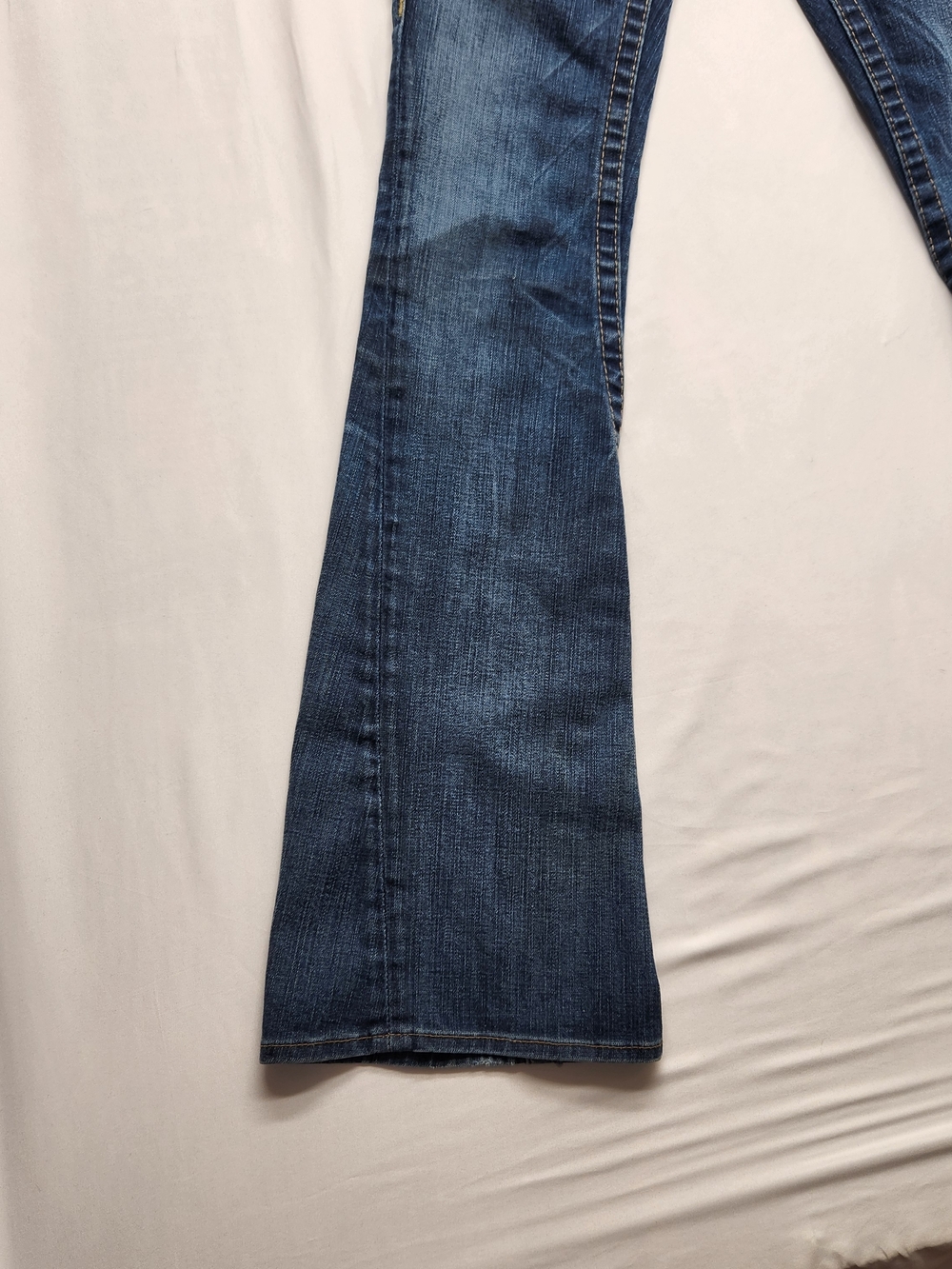 ⭐️True Religion Joey Twisted Flare Leg Jeans - Y2K - Dark Wash - Picture 9 of 11